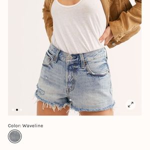 NWOT free people Levi’s shorts